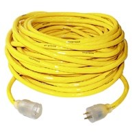 Coleman Cable 2805 3.33 x 50 Ft. Yellow Jacket Extension Cord
