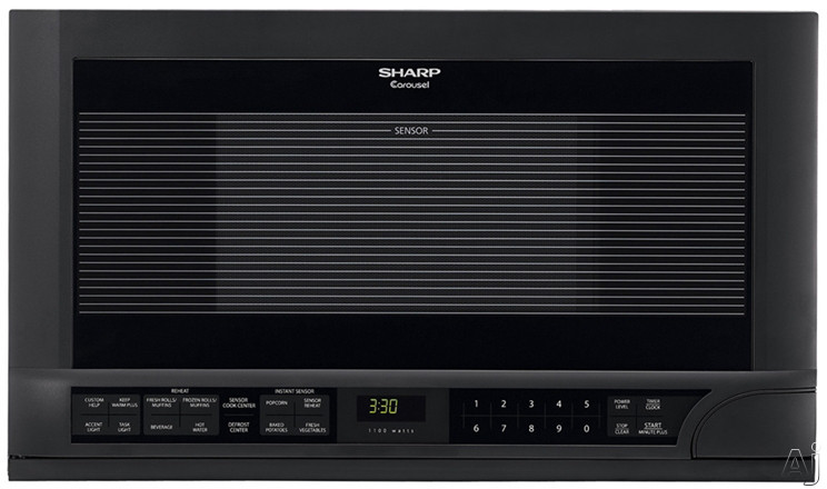 Sharp 1.5 Cu Ft. Over The Counter Microwave - Black