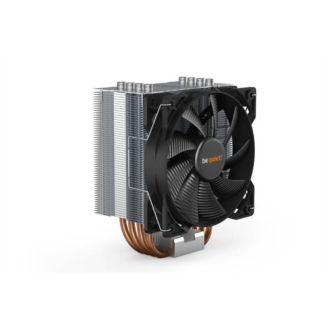 Be Quiet BK006 Pure Rock 2&#44; 150W TDP & CPU Cooler with Brushed Aluminum HDT Technology