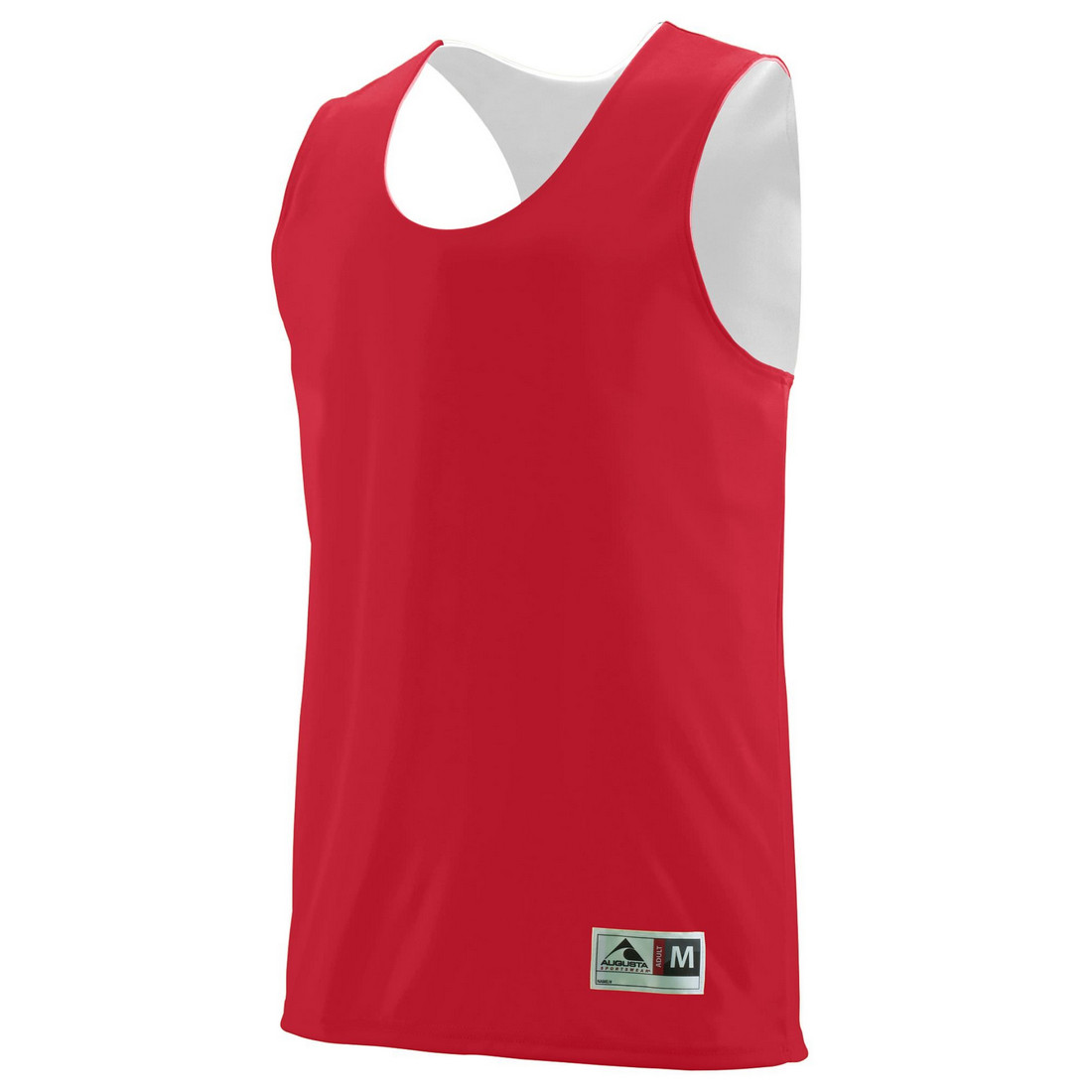 Augusta Medical Systems LLC Augusta 148A-Red- White-M Reversible Wicking Tank&#44; Red-White - Medium