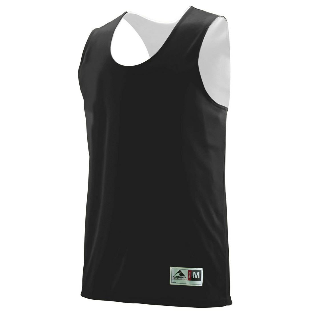 Augusta Medical Systems LLC Augusta 148A-Black- White-S Reversible Wicking Tank&#44; Black-White - Small