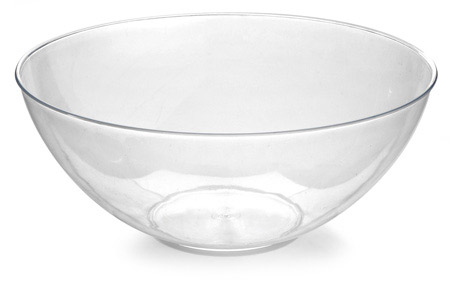 Fineline settings 3504-CL Platter Pleasers 100 oz Clear Bowl