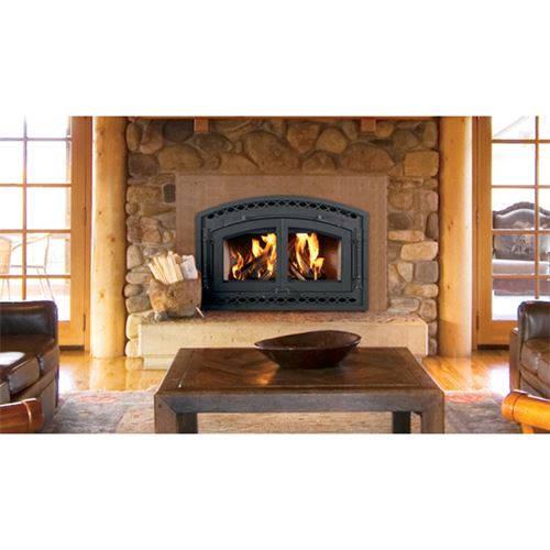 PerfectPillows 46 in. WCT 6900 Catalytic EPA Circulating Louvered Wood Burning Firebox with Blower