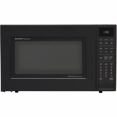 Sharp 1.5 CF&#44; 900 watt&#44; Convection & Sensor Interactive Microwave Oven&#44; Black
