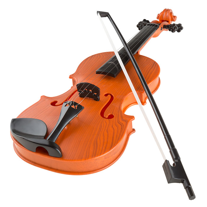 Hey! Play! 80-HM-336840 Battery-Operated Musical Toy Violin with Bow