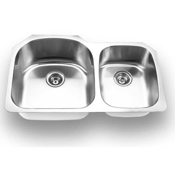 Top Chef Undermount Double Bowl - 20.5 x 33.5 x 9 in.