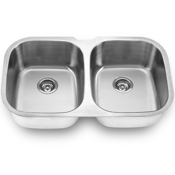 Top Chef Undermount Double Bowl - 20.5 x 34.5 x 9 in.