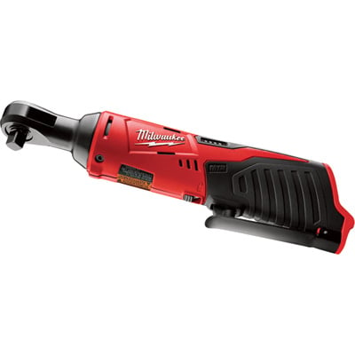 Milwaukee 25379 M12 Cordless 0.375 in. Ratchet - Tool Only&#44; 12V - Model No. 2457-20