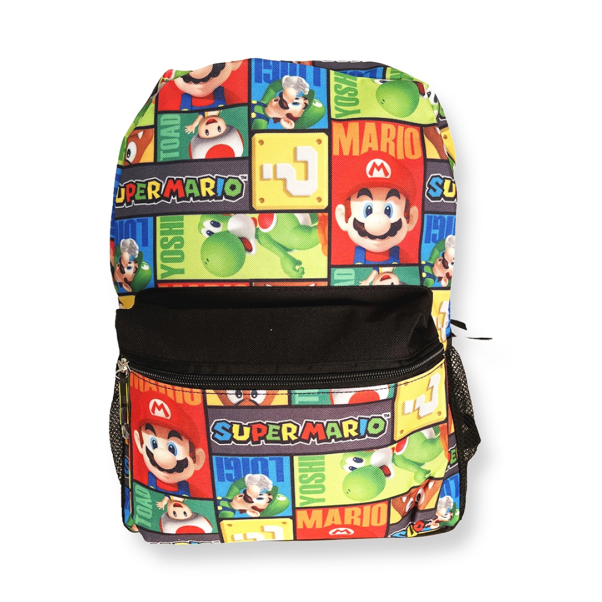 Nintendo 30389445 16 in. All Over Block Print Backpack