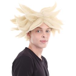 Banana Costumes Goods HM-1091A Spiky Anime Wig, Blonde - One Size Fits Most