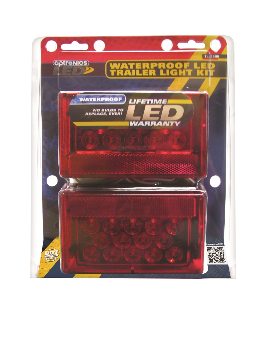 OPTRONINCS                               Optronincs TLL56RK LED Waterproof for Stop&#44; Turn & Tail Lights