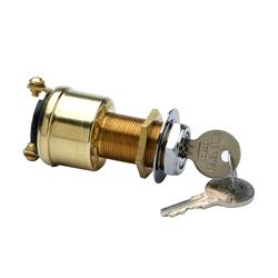 Cole Hersee M-489-BP 2 Position Brass Ignition Switch