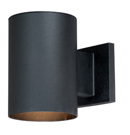 Vaxcel International CO-OWD050TB Chiasso 5 in. Outdoor Wall Light - Textured Black