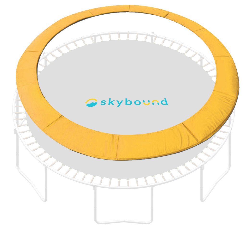 Skybound P1-1210BYL 12 ft. Trampoline Pad Spring Cover Fits Up To 7 in. Springs&#44; Yellow - Standard