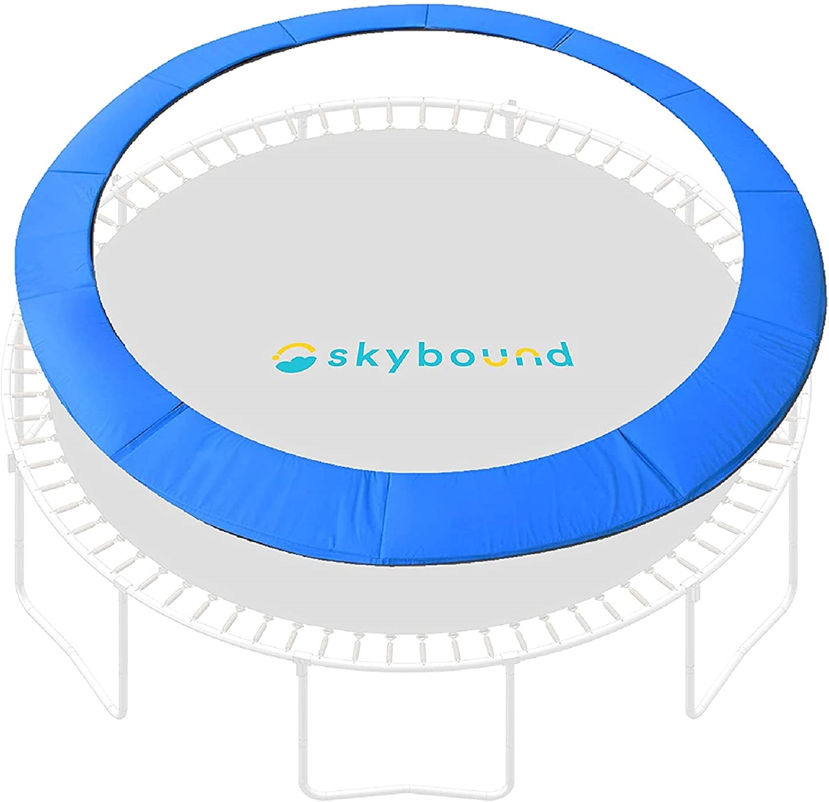 Skybound P1-0810BBL Universal Replacement Trampoline Safety Pad with Blue Spring Cover for 8 ft. Frames