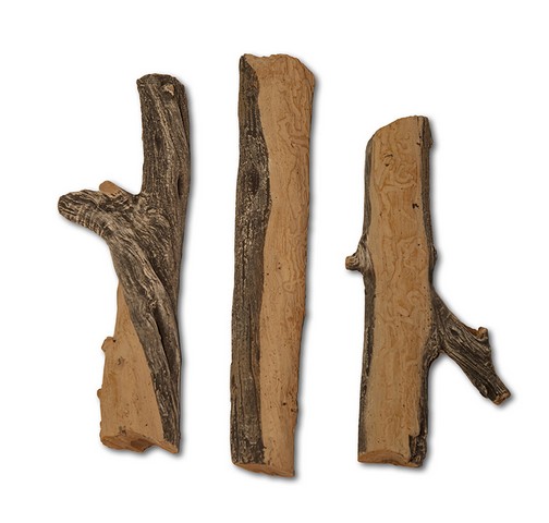 SANA BOTANICALS Grand Canyon Gas Logs AJTWIG3 Arizona Juniper Twig Set Logs&#44; 3 Piece