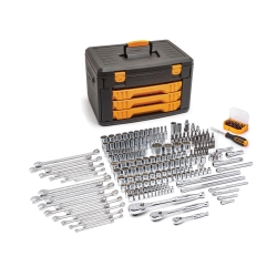MakeITHappen 12 Point 0.25&#44; 0.38 & 0.5 in. Drive Tool Set - 243 Piece