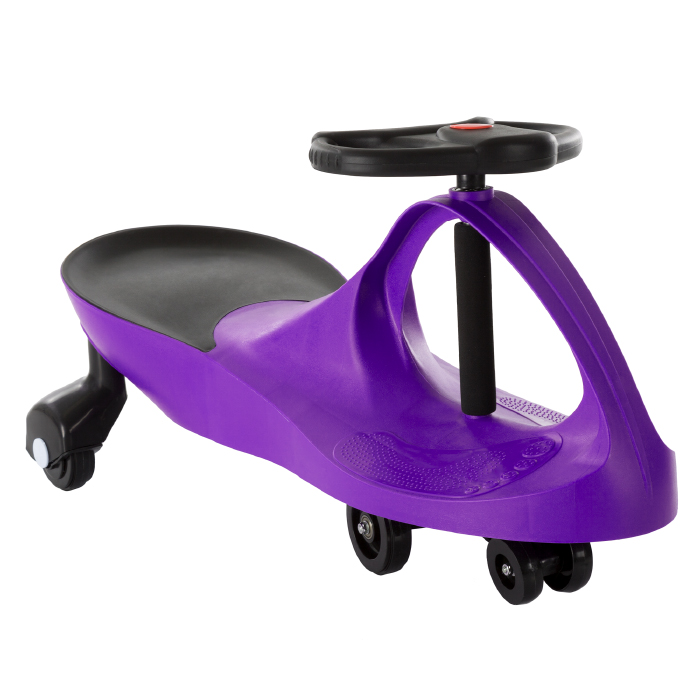 Zigzag Cars 80-1277PUR Wiggle Movement to Steer Zigzag Car for Toddlers & Kids&#44; Purple