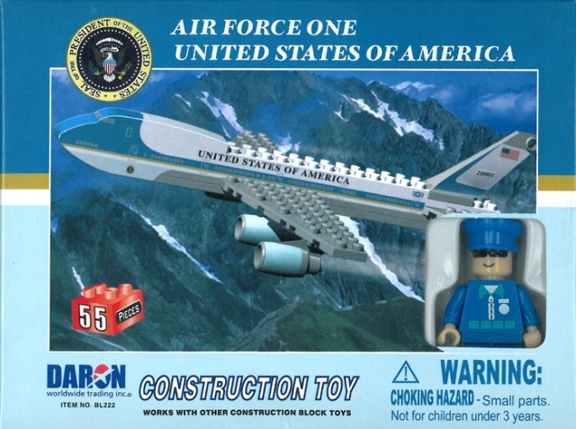 Daron BL222 Air Force One 55 Piece Construction Toy
