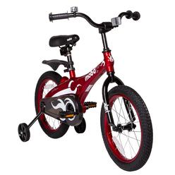 MOBO Tri-160R 16 in. Lite Kids Bicycle Bike with Training Wheel&#44; Red