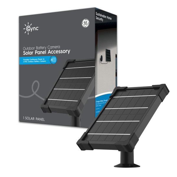 Ge Lighting 105948 Cync Smart Direct Connect Outdoor Camera Solar Panel