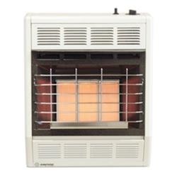 Empire SR18TWNAT Radiant Natural Gas Space Heater with Hydraulic Thermostat, White - 18000 BTU