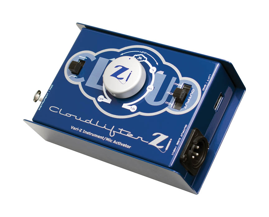 cloud Microphones - cloudlifter Zi - Vari-Z Instrument DI and Mic Activator for BassguitarVoice - Ultra clean Microphone Preamp 