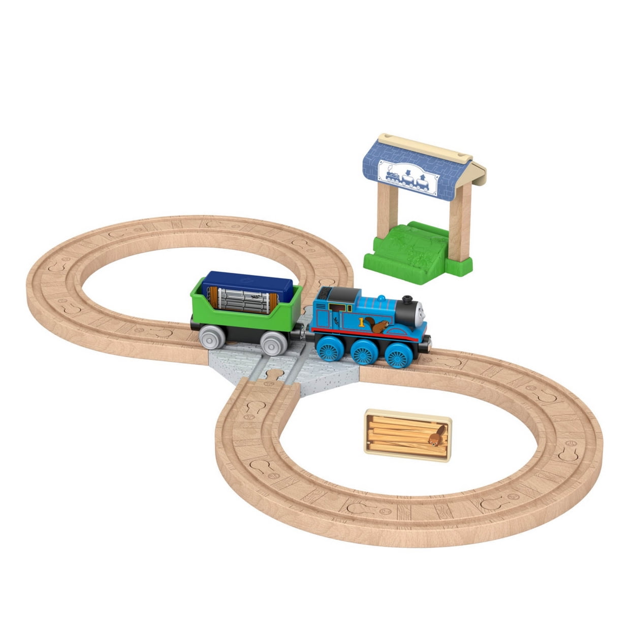 Fisher-Price HGD12 Fisher-Price Thomas & Friends Wooden Railway Figure 8 Track Pack