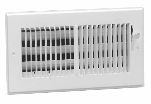 Made-to-Order 14in. X 8in. White Steel Wall Diffusers 1-3in. Grille Bar