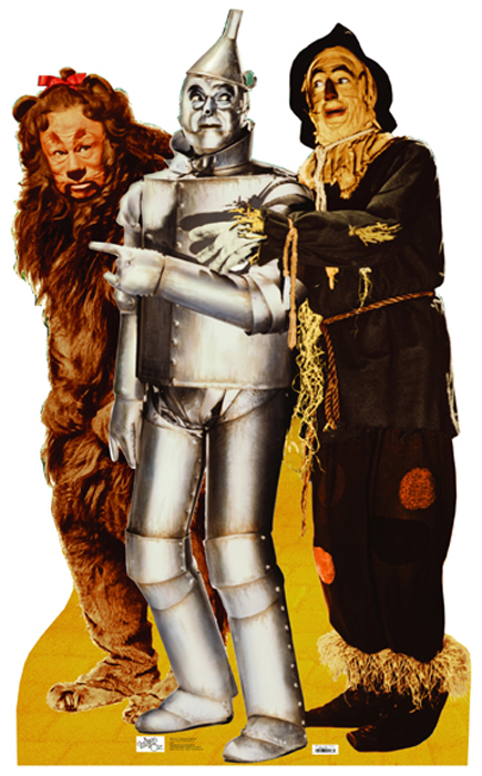 Advanced Graphics 566 Lion Tinman And Scarecrow - Wizard Of Oz Life-Size Cardboard Stand-Up