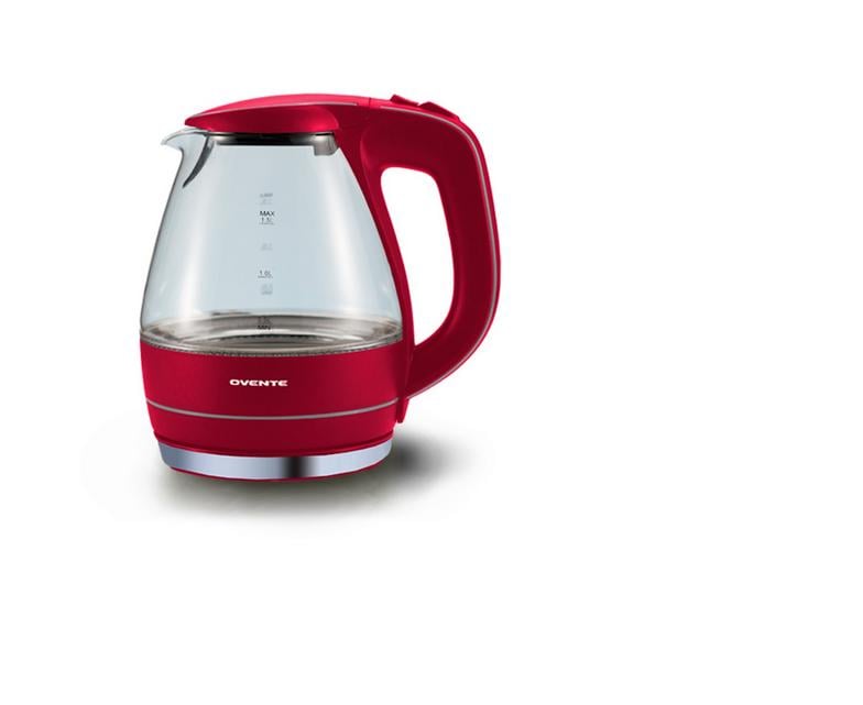 Ovente KG83R Ovente KG83R 1.5L Glass Electric Kettle&#44; Red