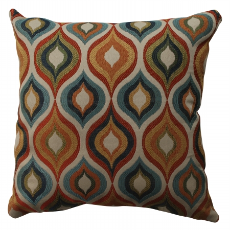 Pillow Perfect 512877 Flicker Jewel 16.5-inch Throw Pillow - Multi