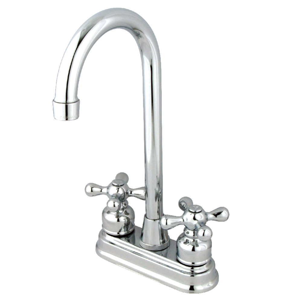 Kingston Brass KB491AX 2.38 in. Bar Faucet&#44; Polished Chrome