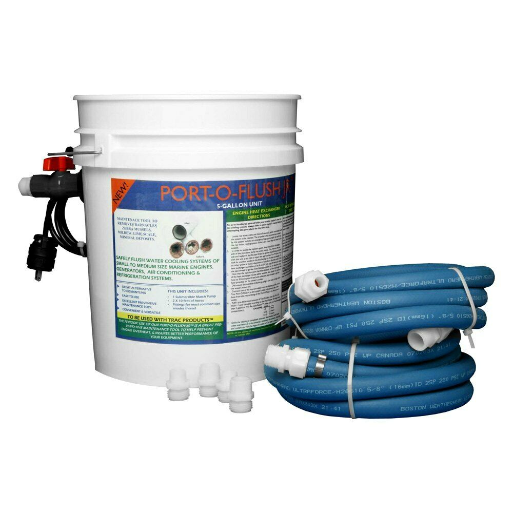 Trac Ecological 3006.4844 1245 110 Vac Port-O-Flush Cleaner Kit