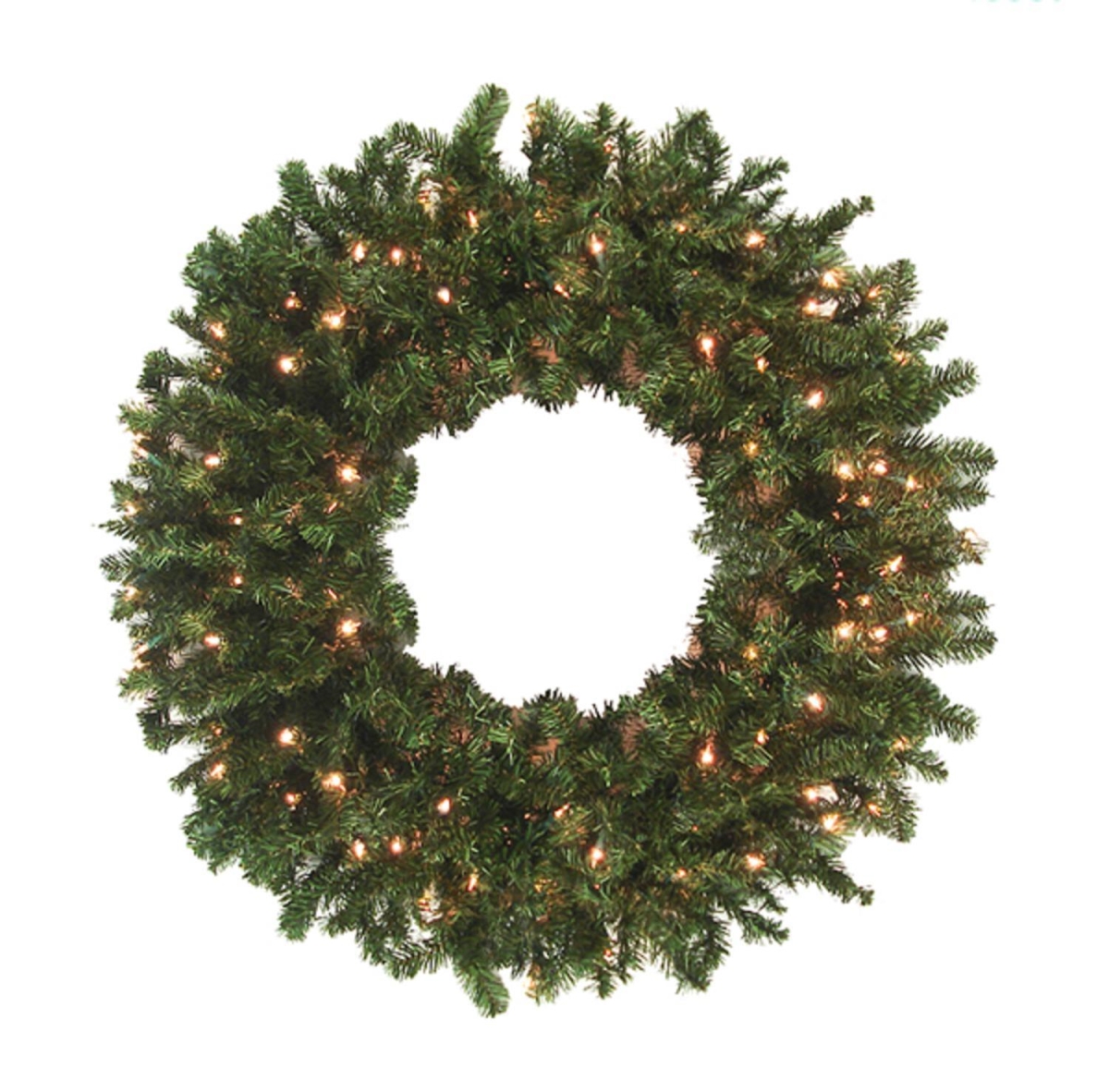 Northlight 32632676 12 ft. Pre-Lit High Sierra Pine Commercial Artificial Christmas Wreath - Clear Lights