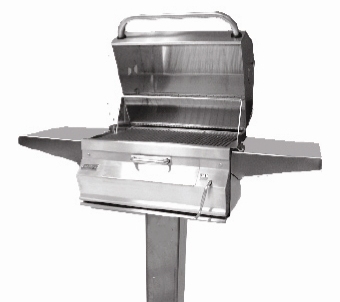 Fire Magic 22-SC01C-G6 Gourmet Charcoal In Ground Post Mount Barbecue