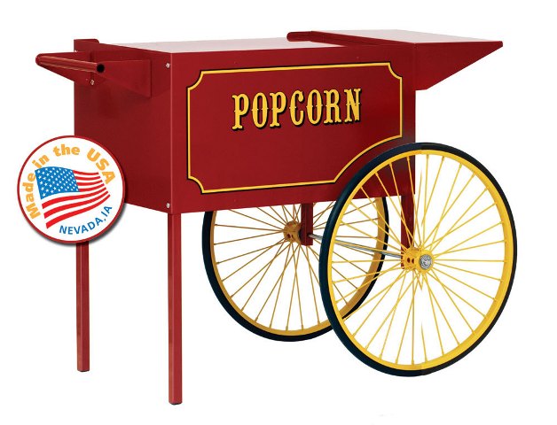 Paragon - Manufactured Fun 3090010 Large Popcorn Machine Cart in Red