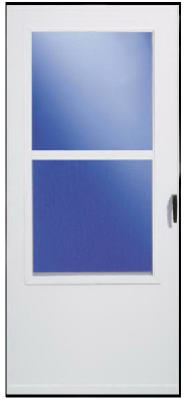Larson 029831U 32 x 81 in. White Solid Wood Core Storm Door