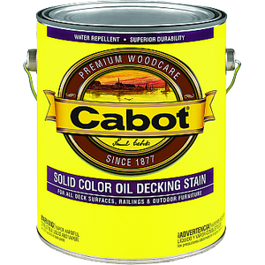 cabot 17606 1 Gallon- Neutral Base Solid Oil Decking Stain- 250 Voc