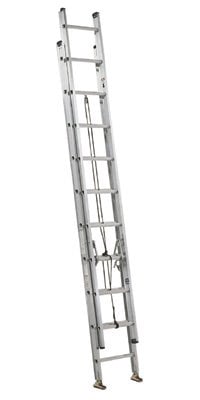 Louisville 443-AE3220 20&' Aluminum Hd Extension Ladder Commander D