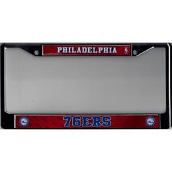 212 Main Rico Philadelphia 76ers Chrome License Plate Frame