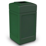 Commercial Zone Products Commercial Zone 732153 Square Waste Container- Forest Green