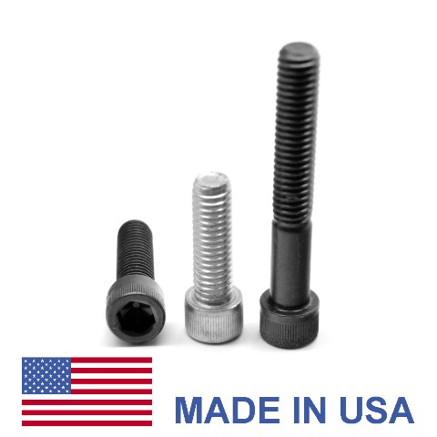 ASMC Industrial No.6-32 x 1 Coarse Thread Socket Head Cap Screw, USA Alloy Steel - Zinc Plated - 100 Piece