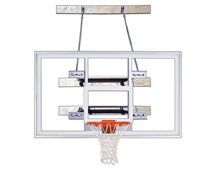 NewAlthlete SuperMount68 Supreme Steel-Acrylic Wall Mounted Basketball System&#44; Purple