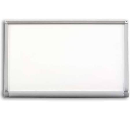 Marsh Industries PR512-1661-6100 60 x 144 Pro-Rite Porcelain Markerboard with Contractor Aluminum Trim, White