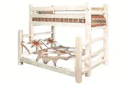 Montana Woodworks MWHCBBTFNV Homestead Collection Twin Over Full Bunk Bed- Clear Lacquer Finish