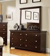 Furniture of America IDF-7113CH-D Pebbled Brown Cherry Traditional Dresser