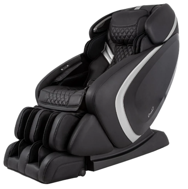 Titan Chair Admiral II-Brown Osaki OS-Pro Admiral II 3D Massage Chair&#44; Black & Silver