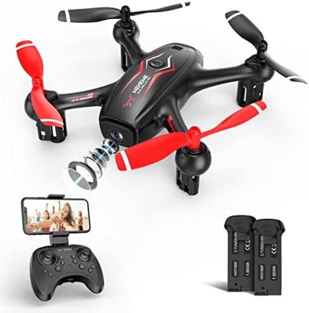 NEHEME NC23837 NH530 Drones with Camera for Adults Kids&#44; FPV Drone with 1080P HD Camera&#44; with 2 Batteries