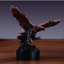 Marian Imports F51128 Swooping Eagle Bronze Plated Resin Sculpture